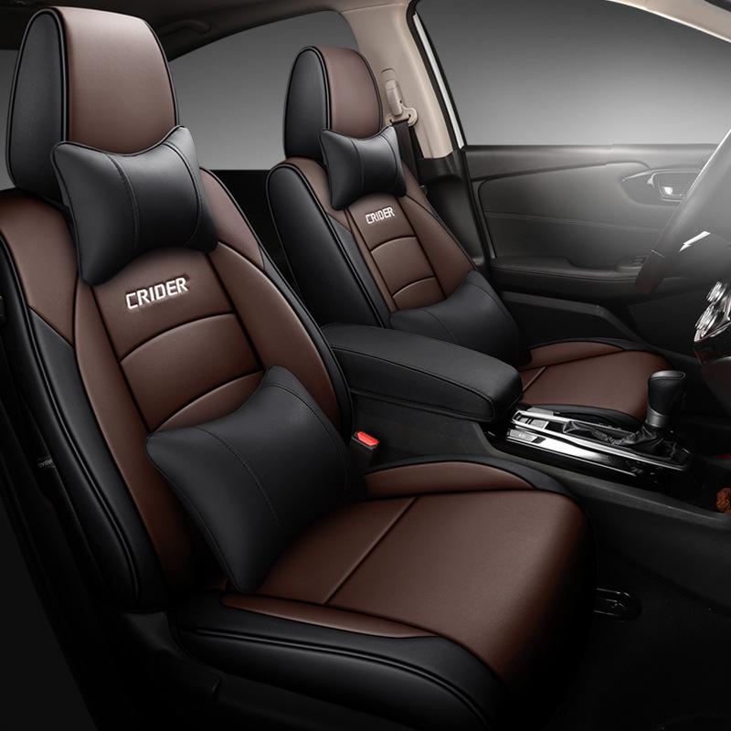 2022 Model 1.5L Sharp Luxury Lingpai Leather Car Seat Cushion - Universal Full Surround Cover for All Seasons