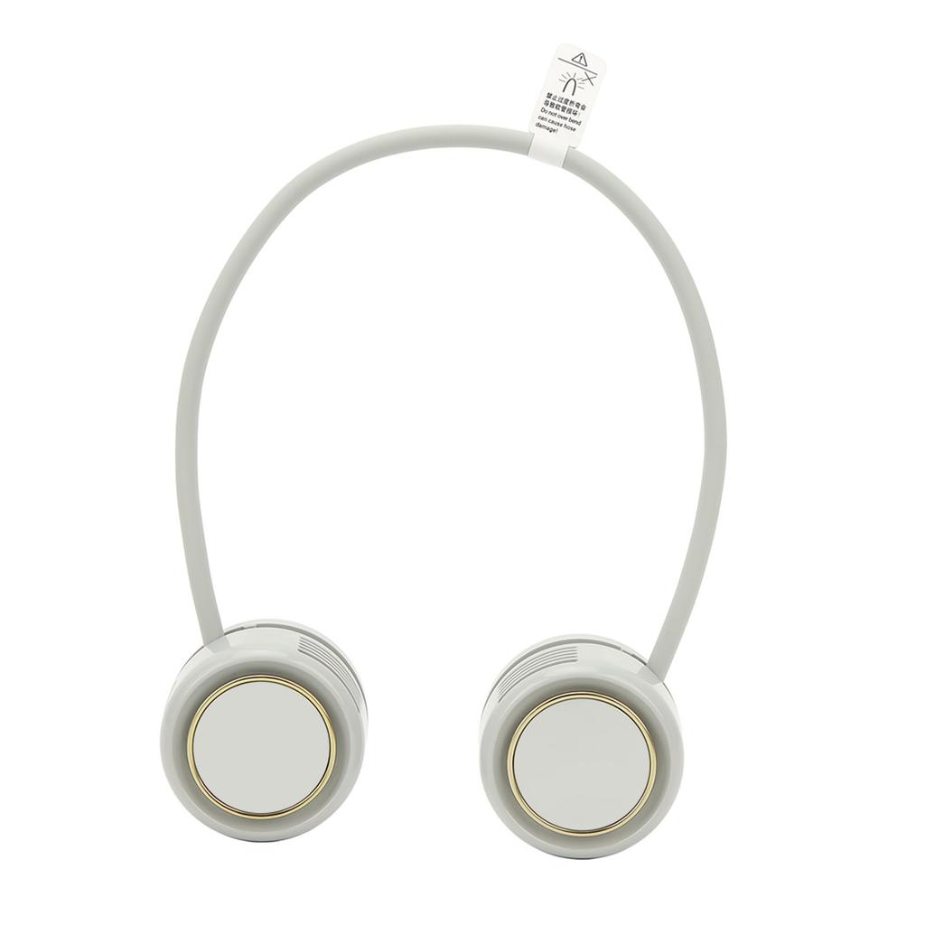 3 Gr Foldable Neck Hanging Fan Silent 3   Bladeless Folding Neck Hanging Fan for School 1600mAh