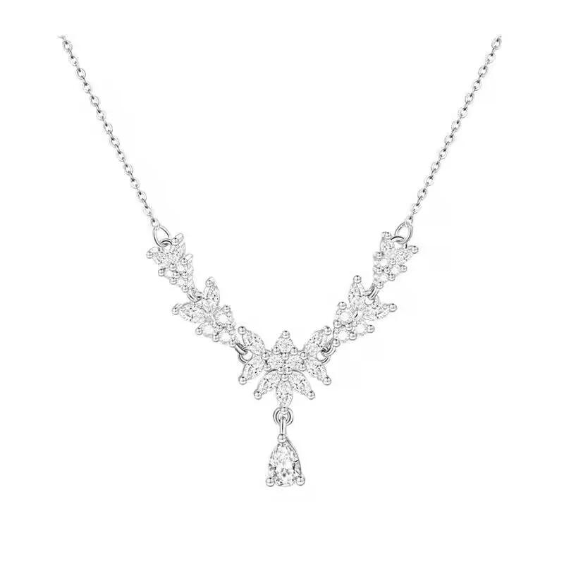 Summer New Romantic Wheat Spike Collarbone Necklace Women's Light Luxury Minimalist High-End Pendant