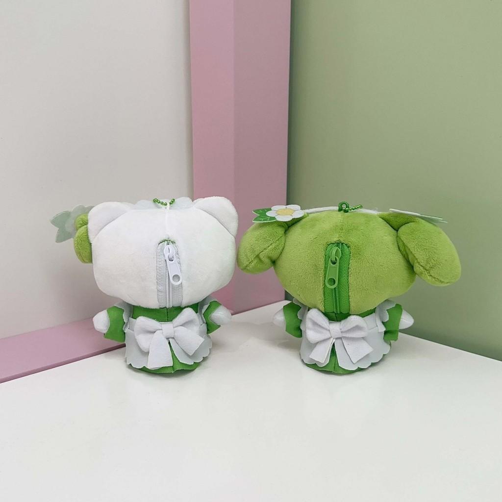 Plush Cat Maid Series Keychain With Soft Short Pile For Cute Animal Decor
