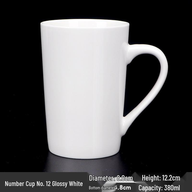 Kreative Keramiktasse mit individuellem Logo für Thermotransfer und Werbegeschenk