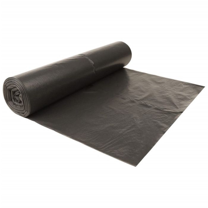 NC Sacs Poubelles 250 Pcs Noir 120L Vidaxl
