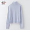 Women's Cashmere Blend High-Neck Loose Fit Sweater