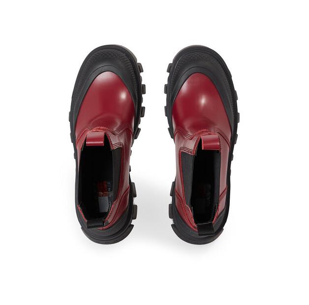 Ботинки челси Tommy Jeans Tjw Chunky, смешанный материал, EN0EN02375, красные