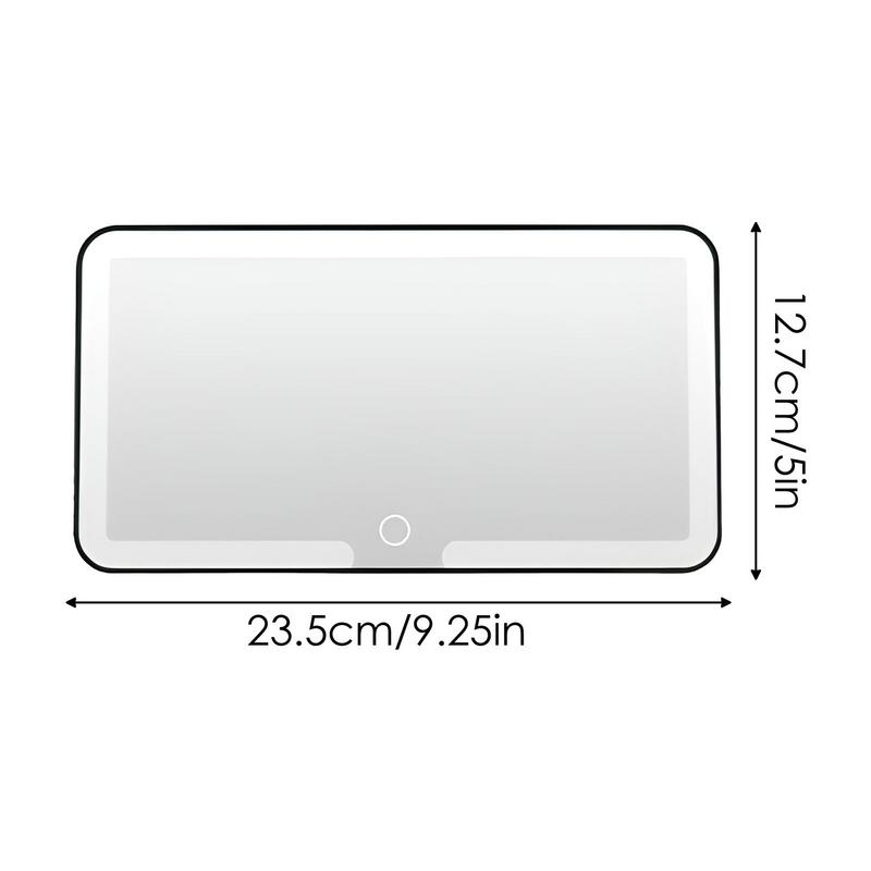 Samochodowy wizjer przeciwsłoneczny Lusterko kosmetyczne Wizjer przeciwsłoneczny Lusterko samochodowe Lusterko wsteczne Osłona przeciwsłoneczna Lusterko kosmetyczne Lusterko kosmetyczne Z 3 trybami oświetlenia