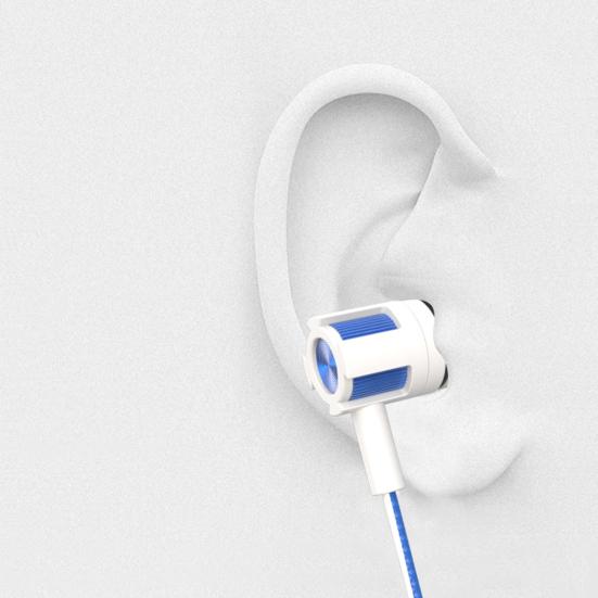 Practical Earphone Electroplated Shell Ergonomic Design Music Player