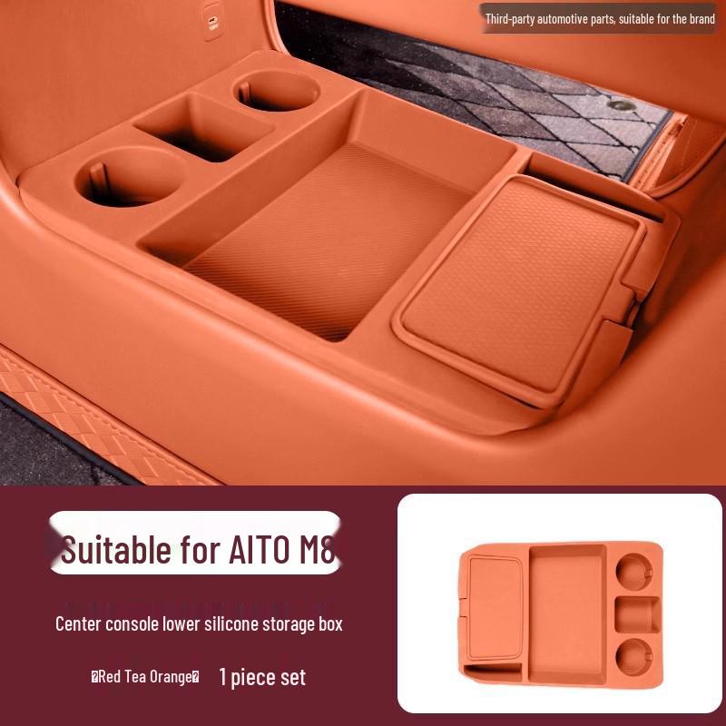 AITO M8 Center Console Silicone Storage Organizer