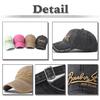 Baseball English Letter Size CZA422 [White Fang] Hat, Cap, Cap, Embroidery, Stylish, Outdoor, Adjustable, Men's, Women's, (Black)