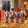 Christmas Decorative Nutcracker Figurine Crafts for Shelves Home Xmas Gift
