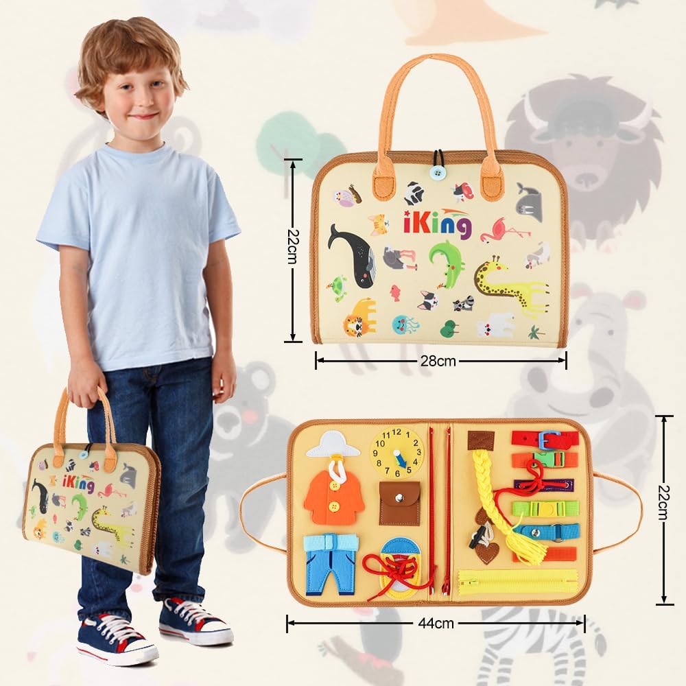 Montessori Educational Sticker Alphabet Dressing Learning Dressing Learning Fingertip Buttoning Basic Tying Sensory Fingertip Gift for Boys and Baby