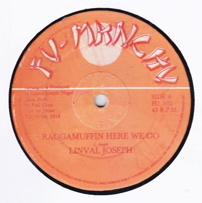 12inch Record LINVAL JOSEPH - Raggamuffin Here We Go FU002 Fu-Manchu UK Reggae, Ska & Dub Used
