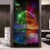 Full 5D Diy Diamond Painting "Colorful Tree" Diamond Embroidery Full Width Cross Stitch Home Decor Handmade Gift