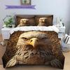 Vintage eagle Pattern Bedding Home Decoration Birthday Gift (1 * duvet cover + 2 * pillowcase, without core)