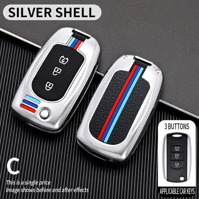 

Чохол для автомобільних ключів для Dongfeng 580 F507 Folding Remote Shell Автомобільний ключ Shell Аксесуари для стайлінгу автомобіля Тримач для стайлінгу Shell Keychain