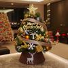 Tabletop Christmas Tree With Ornaments Realistic Decoration Small Artificial Christmas Tree For Desktop Office Home Room Holiday
