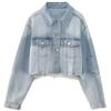 Fashion Style 2024 Fall and Winter New Arrival Women's Clothing Idle Style Loose Tops Denim Short Jacket 819725