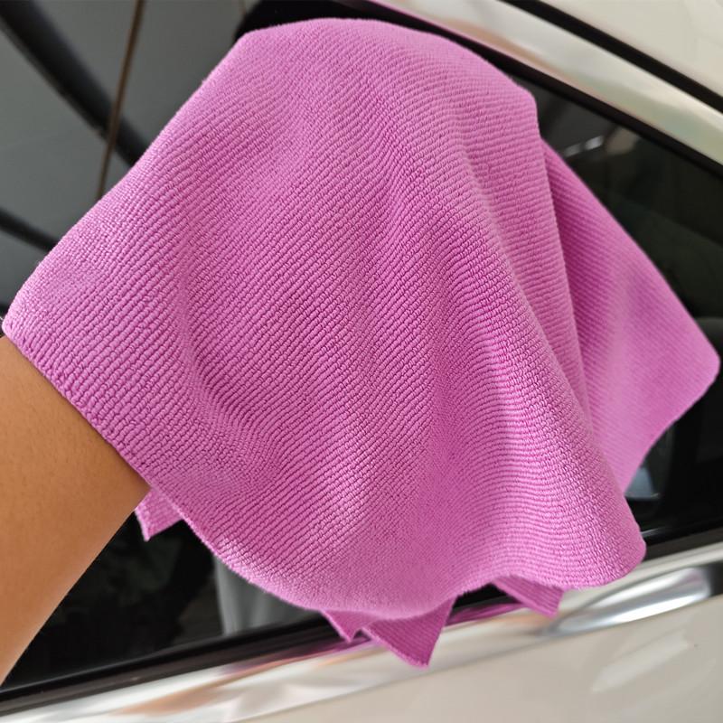 Large Pearl Fiber Microfiber Car Wash Towel - Double-Sided, Absorbent, Warp Knitted Cleaning Cloth