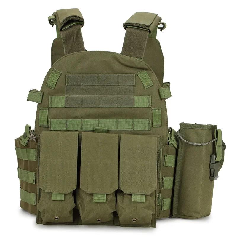 6094 hunting Tactical Vest Body Armor Combat Army CS Gear Security Plate Carrier Airsoft Accessories Wargame Pouch Molle Vest