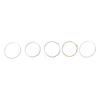 Silver+Golden Banjo String Set Stainless Steel Material Stainless Steel Strings  For Banjo Playing