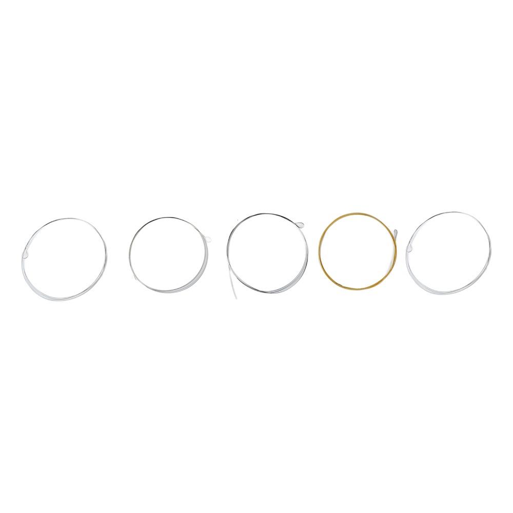 Silver+Golden Banjo String Set Stainless Steel Material Stainless Steel Strings For Banjo Playing