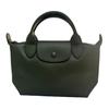 Le Pliage Knight Logo Leather Mini Tote Bag Women Tote Bags Green 1500987549