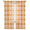 Herbst Ahornblatt Orange Gitter Tüll Vorhänge für Wohnzimmer Gardinen für Schlafzimmer Küche Fenster Vorhang