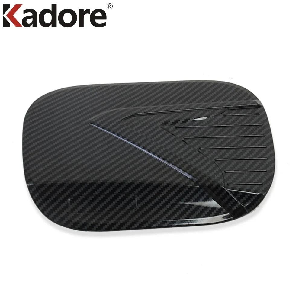 Car Gas Fuel Tank Cover Trim For Hyundai Palisade     2024 Carbon Fiber Oil Filler Cap Frame Overlay Accessories