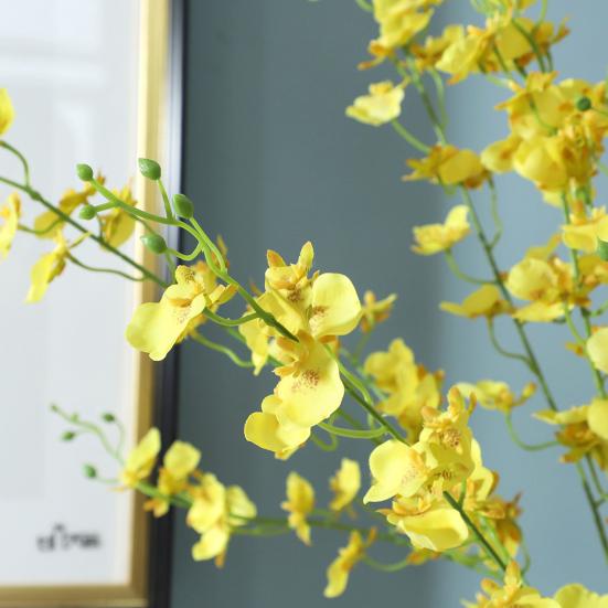 Artificial Phalaenopsis Flower Real Touch Faux Butterfly Orchid Branch for Tall Vase Wedding Home Office Party Hotel Decoration