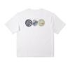 FW24 Early Autumn Comfortable Round Neck Printed Short Sleeve T-Shirt Men Tops White LMT007801203401K14000