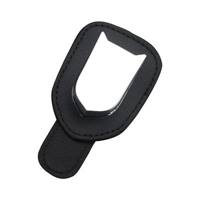 [InnoWave] Car Sun Visor Glasses Clip, Leather Car Glasses Clip,