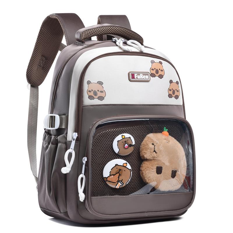 

High Value Large Capacity Schoolbag Girls Casual and Cute Pain Bag Kindergarten Student Backpack .