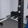Barbell Stand, Matte Black, Hook for Rack Mounting