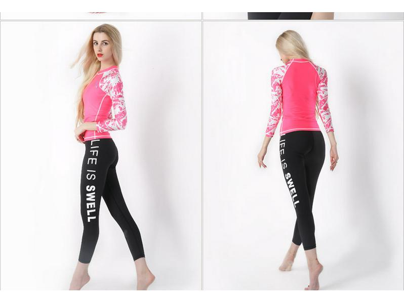 Women's Quick-Dry UV Protection Lycra Wetsuit for Surfing