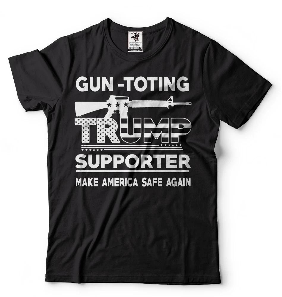 Trump Supporter first amendment T-shirt Gun Rifle Rights Shirt republican Shirt L