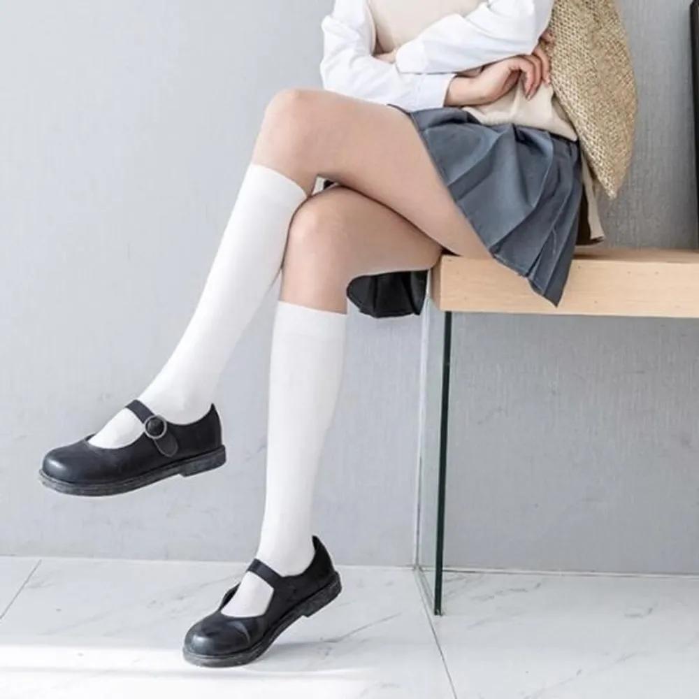 Female Student Two-Tone One-Piece Over Pantyhose FREE
