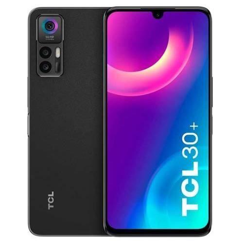 Tcl Smartphone 30+ 6.7 Double SIM 4 Go RAM 128 Go Noir Techno - 4894461923376