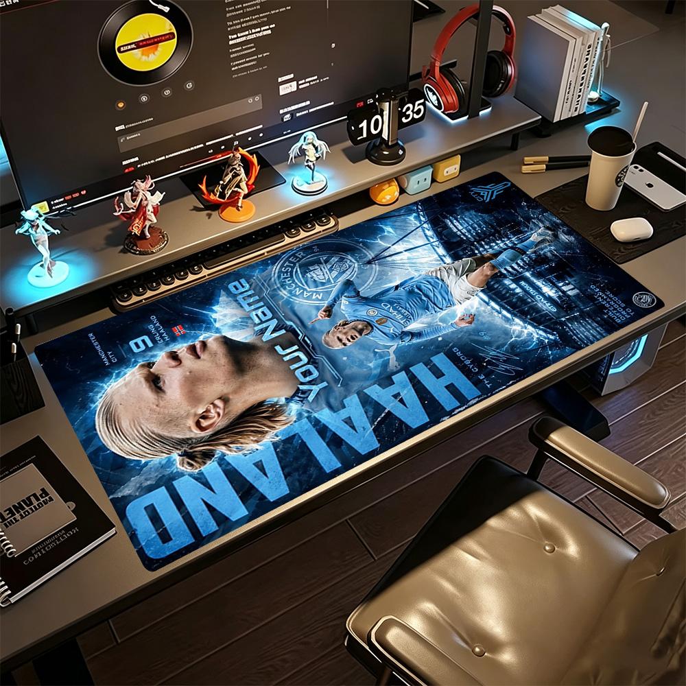 Haaland (112) Customize Text Mouse Pad Desk Mouse Pad HD Print Desk Pad Non-Slip Rubber Base Perfect for Office Desktop Supplies School Home