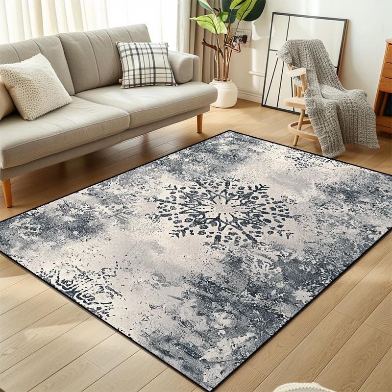 Vintage Ethnic Carpet Decoration Bedroom Retro Anti Slip Floor Mats Large Area Living Room Rug Washable Cloakroom Lounge Rug