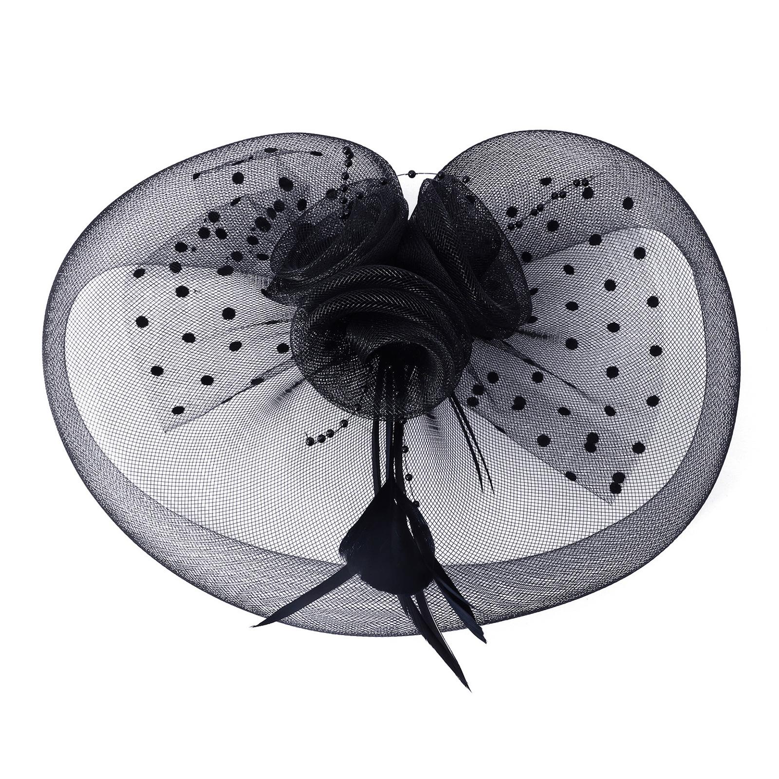 

Delicate Mesh Veil Hair Clip Nonslip Design Lightweight Comfortable For Girls Women Special Event And Daily Use 1 чёрный