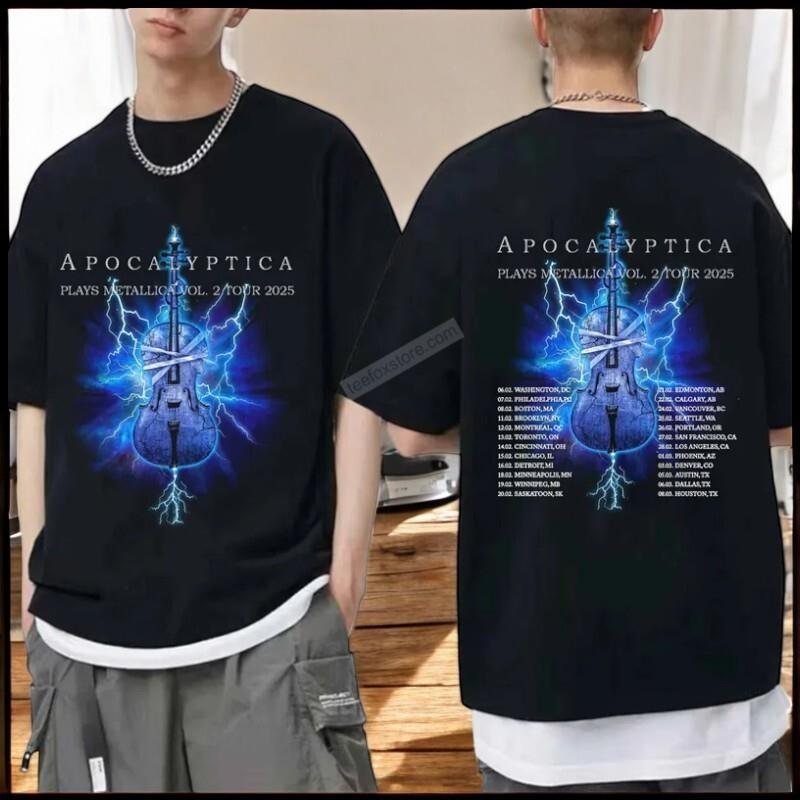 Apocalyptica Plays ,  Vol 2 Tour 2025 T-Shirt Unisex T-Shirt S