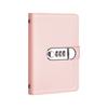Portable Budget Binder with Lock PU Leather Account Book Easy and Fun Planner Organizer  50 Sheets
