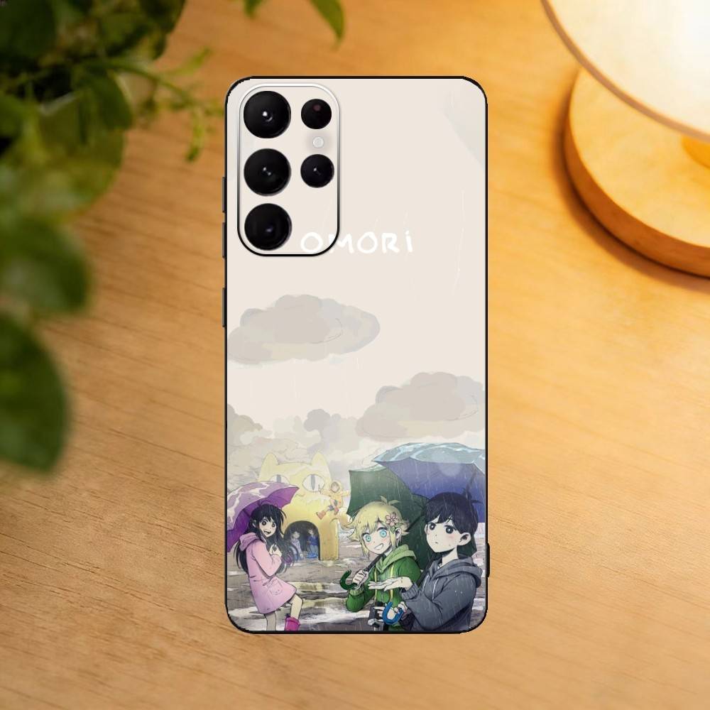 

Game Emotion O-Omori Hot phone Case For Samsung S25,24,21,22,23,30,Ultra,20,Plus,Fe,Lite,Note Soft Black Cover Samsung S24ULTRA