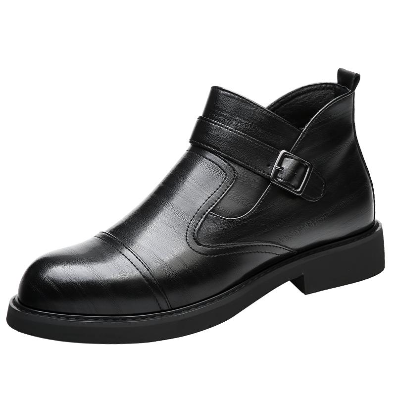 Mode Heißer Verkauf Herren Echtes Leder Handgefertigte Schuhe Chelsea Weich Rutschfeste Gummi Büro Slipper Mann Lässig Leder Business Weicher Schuh