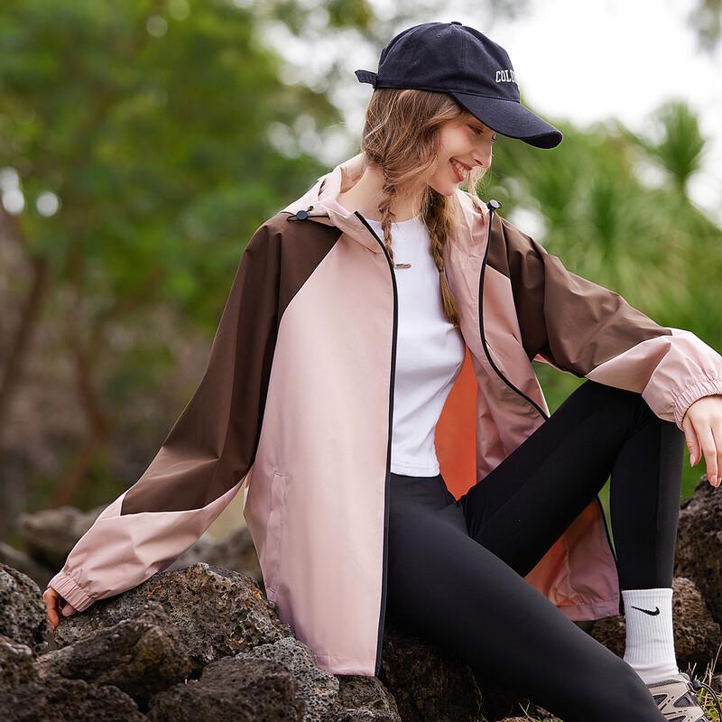 

Женская повседневная куртка Bailuyu с капюшоном и цветными блоками M