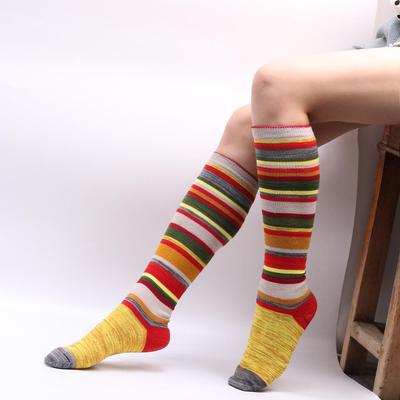 European & American Style Colorful Halloween-Christmas Women's Knee-High Cotton Socks - 7 Colors