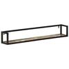 VidaXL Wall Shelves 2 Pcs 110x17x17cm Solid Reclaimed Wood-Iron 353793