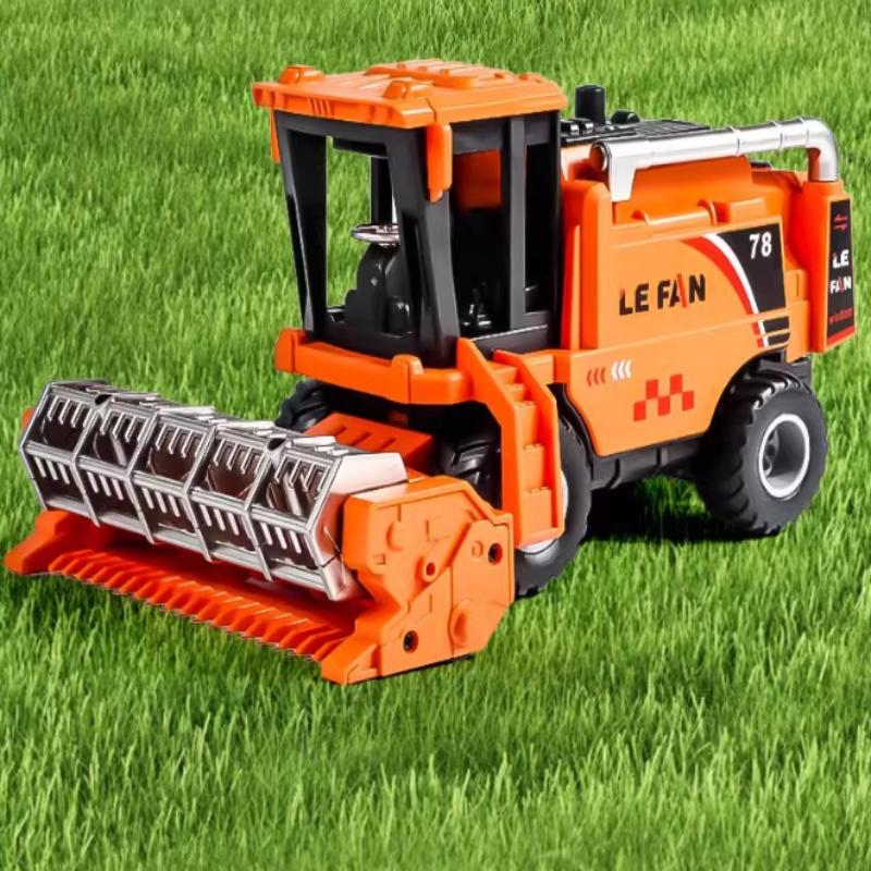 Simulations-Farm-Mähdrescher-Spielzeug Kinder Landwirt Trägheitsfahrzeug Spielzeug Klassisches Spielzeug Reibungsbetrieben Für Kinder Geschenke