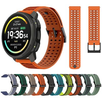 22mm Silicone Wristband For Suunto 5 9 Peak Pro/RACE S/Run/Ocean 1:1 Official Watch Strap For Suunto Vertical 2 Band Bracelet