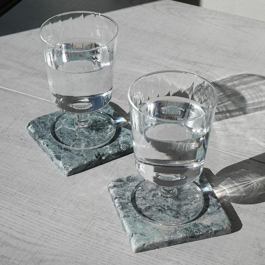 Hario Glass Goblet 300ml Clear Glass Goblet with Microwave Made In Line, Capacity, Molding, Safe, Heat-resistant Glass, Japan, GG-300-M