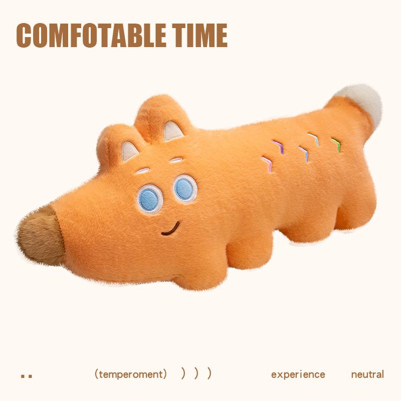 

Мультяшное животное длинная подушка-валик милая собака желтая утка плюшевая игрушка длинная подушка-валик детская кровать для сна подушка-сэндвич 70cm